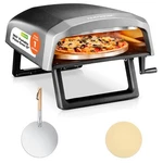 Nutrichef NCPIZRT44 Outdoor Pizza Oven With 360 Rotating Stone (used). Fixed Price $79.96.
