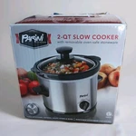 Parini 2-QT Slow Cooker W/ Removable Oven-safe Stoneware 3 Heat Setting. Fixed Price $20.00.