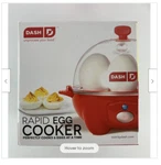 Dash Rapid Cooker 6 Eggs Capacity Get Delicious Healthy Results New. Fixed Price $17.99.