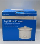Qt Slow Cooker Model # MD-YHJ20 Brand New Original Packaging. Fixed Price $19.99.
