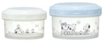Skater Round Bento Box Food Container Lunch Storage Set Of 2 Made. Fixed Price $45.12.
