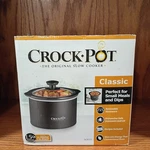 Crock-pot 1.5 Qt Classic Slow Cooker Small Black 2+ People. Fixed Price $24.95.