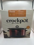 Manual Slow Cooker Kitchen Crock Pot W/ Glass Lids Stainless Steel Home 8-QUART. Fixed Price $30.00.