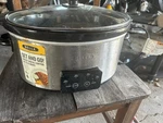Bella 5 Quart Programmable Slow Cooker Stainless Steel - Black/silver. Fixed Price $23.74.