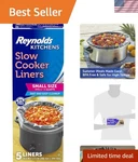 Kitchens Slow Liners: 5 Count For 1-3 Quart Round Cookers Easy Clean-up. Fixed Price $16.14.