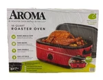 Aroma ART-718RH 18QT. Roaster Oven With High Dome Lid Red. Fixed Price $44.95.
