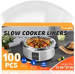 100 Pack Slow Cooker Liners, Large Size 13"X 21" Cooking Bags Disposable Pot. Fixed Price $35.17.