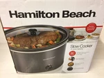 Hamilton Beach 10 Quart Large Capacity Slow Cooker, Model 33191G. Fixed Price $49.00.