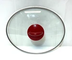 Genuine Rival Oval 10" X 8" Glass Crock Pot Slow Cooker Lid Cover With Red Knob. Fixed Price $18.99.