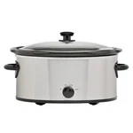 Manual Slow Cooker Stainless Steel 6 Qt Capacity Kitchen Appliance Crock Pot. Fixed Price $29.62.