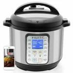 Instant Pot Smart Wifi 6 Quart Electric Pressure Cooker - Silver. Fixed Price $64.99.