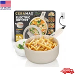 New Hot Ceramax 2.6-QT. Electric Cooker Ultra-performance Free Shipping. Fixed Price $49.33.