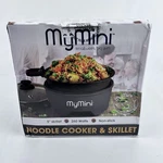 Mymini Noodle Cooker And Skillet 5 Inch 260 Watts, Black. Fixed Price $12.00.