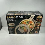 Ceramax Electric Hot Pot Nonstick Ceramic Skillet Pan 2.6QT Cooker W Lid Steamer. Fixed Price $40.69.