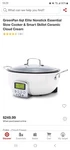Greenpan Elite 6-QUART Slow Cooker. Fixed Price $150.00.