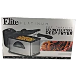 Elite Gourmet Electric Immersion Deep Fryer Removable Basket New In Box. Fixed Price $20.80.