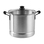 Imusa 32QT Aluminum Steamer With Glass Lid. Fixed Price $26.99.