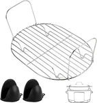 Steam And Roast Rack Compatible With Ninja Foodi Possible Cooker Pro 8.5 Qt MC10. Fixed Price $17.62.