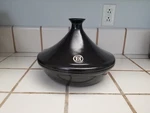Emile Henry France 2 Qt. Black Ceramic Tagine, Moroccan Slow Cooker With Lid. Fixed Price $100.00.