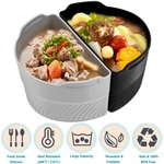 Silicone Slow Cooker Liners Compatible W/ Crock Pot 6QT, 2PC Divider. Fixed Price $16.99.