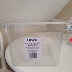 Lipavi Sous Vide Container Model 3.0 Gallon (12 Quarts) And C10L-AP Lid. Fixed Price $45.00.