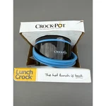 Crock-pot Lunch Food Warmer Black Blue Portable Slow Cooker SCCPLC200-BK. Fixed Price $20.00.