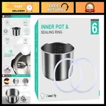 6 Qt Power Cooker Xl Replacement Inner Pot & 2 Sealing Rings For PPC770 PPC771. Fixed Price $59.99.