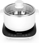 Aroma Housewares 2.5-LITER Smart Electric Hot Pot & Rapid Boil Steamer With Auto. Fixed Price $97.19.