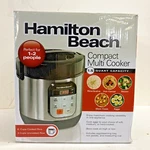 Hamilton Beach Multi Cooker 1.5 Quart Capacity Brand New Original Box Sealed. Fixed Price $49.95.