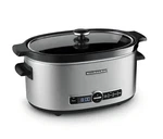 Kitchenaid 6-QUART Oval Slow Cooker With Solid Glass & Built-in Timer New. Fixed Price $179.95.