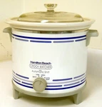 Vintage Hamilton Beach Crock Watcher Pot Slow Cooker 4QT 33400. Fixed Price $20.00.