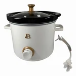 Beautiful By Drew Barrymore 2QT Slow Cooker Porcini Toupe New. Fixed Price $35.00.