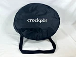 Crock-pot Insulated Travel Carrying Case Bag Black Oval Slow Cooker Tote. Fixed Price $13.50.