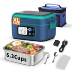 Cordless Electric Heated Lunch Box For Adults, Xl 6.3-CUPS 24000MAH Rechargea.... Fixed Price $139.16.