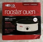 Nesco 6-QUART Roaster White. Fixed Price $49.99.