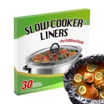 Ecoopts Slow Cooker (30 Liners), 14" 22" Pot Fit 6-10 Quart. Fixed Price $22.39.