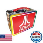 Aquarius Atari Fun Box - Sturdy Tin Storage With Plastic Handle & Embossed. Fixed Price $36.35.
