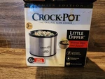 Crock Pot Little Dipper Slow Cooker 16OZ Round Stainless Steel New Open Box. Fixed Price $29.95.