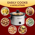 Elite Gourmet MST-250XS# Electric Slow Cooker Ceramic Pot, With Adjustable Temp. Fixed Price $34.77.