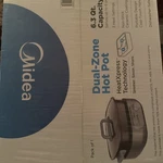 New Midea Dual- Zone Hot Pot 6.3QT Dishwasher Safe. Non-stick Ceramic Coating. Fixed Price $96.00.