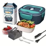Portable Electric Lunch Box With Fast Charger, Mini Microwave Food Warmer For. Fixed Price $36.99.