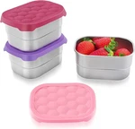 Tanjiae (1 Cup) Stainless Small, 3 Pack Pink Snack Containers For Kids. Fixed Price $14.52.
