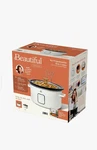 Beautiful 4QT Programmable Slow Cooker Touch Display Keep Warm White Stoneware. Fixed Price $60.00.