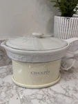 Crock-pot SCR-3 3QT Slow Cooker White Stoneware W/ Lid, Settings, Portable. Fixed Price $40.95.