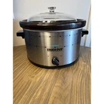 Vtg Rival Crock-pot Slow Cooker 5QT Silver 3351 Stoneware 3-SETTING Works Usa. Fixed Price $49.99.