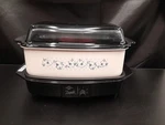 Vintage West Bend Slow Cooker Pot Heating Element Cord & Lid White Tested Works!. Fixed Price $46.74.
