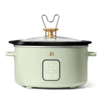 Beautiful 4QT Slow Cooker With Touch-activated Display, Sage Green By Drew. Fixed Price $47.96.