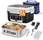 Xl 6.3-CUPS Cordless Electric Heated Lunch Box For Adults, 20000MAH Rechargeable. Fixed Price $116.99.