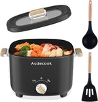 Hot Pot Electric, 2.5L Portable Nonstick Multicooker For 1-3 Persons, Honeycomb. Fixed Price $58.99.