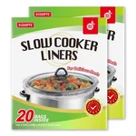 40 Count Disposable Slow Cooker Liners And Cooking Bags Extra Large Size Fi.... Fixed Price $24.47.